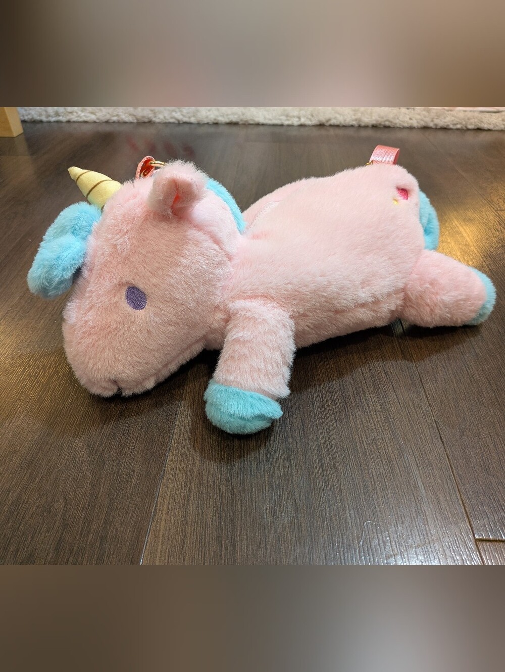 Unicorn plush shoulder bag